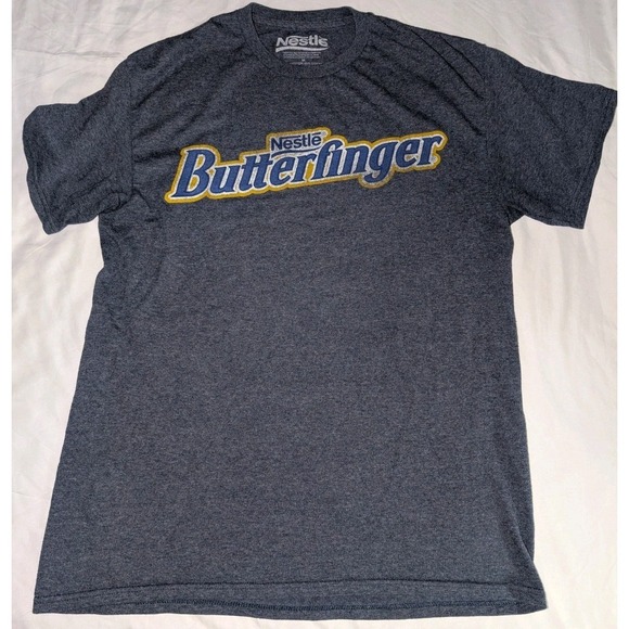 M & M Other - Nestle Adult Medium Blue Butterfinger Short Sleeve Graphic T-Shirt